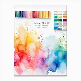 Watercolor Painting 2 Canvas Print