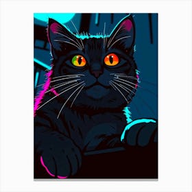 Feline Creative Cat Illustration 48 1 Canvas Print