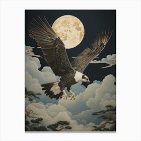 Osprey 2 Gold Detail Painting Canvas Print
