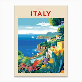 Travel Italy Poster 3 Canvas Print