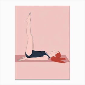 Yoga Pose 9 Canvas Print