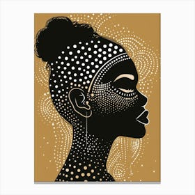 Portrait Of African Woman 52 Canvas Print