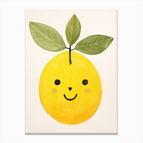 Friendly Kids Lemon 3 Canvas Print