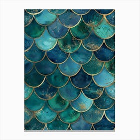 Mermaid Scales 1 Canvas Print