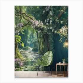 Forest Wall Mural Canvas Print