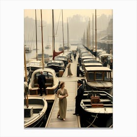 The Old Marina ~Reimagined 17 Canvas Print