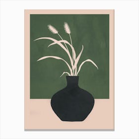 Minimal Abstract Vase Art I Canvas Print