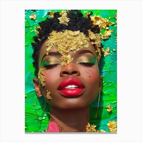 Afro-American Beauty Canvas Print