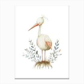 Stork Canvas Print