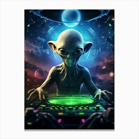 Gray Alien 04 Canvas Print