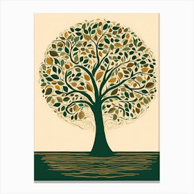 Tree VECTOR ART  Canvas Print