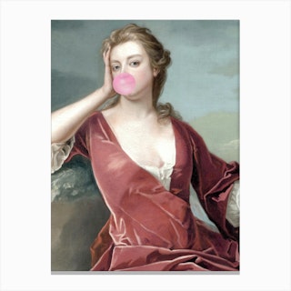 Bubble Gum Duchess 2 Canvas Print