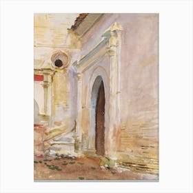 Arched Doorway, John Singer Sargent Canvas Print
