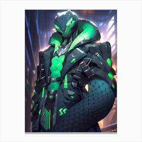 Overwatch Character Snake Canvas Print