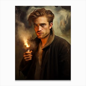 Robert Pattinson (2) Canvas Print