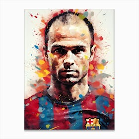 Andres Iniesta (4) Canvas Print