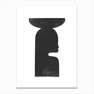 Totem Pole Woman 01 Canvas Print