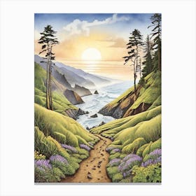 Sunset Trail Canvas Print