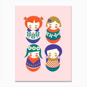 Babushka Dolls Canvas Print