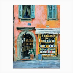 Florence Book Nook Bookshop 2 Canvas Print