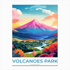 Rwanda Volcanoes Park Travel Canvas Print