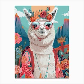 Llama Canvas Print