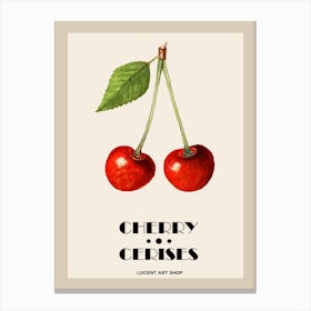 Cherry Canvas Print