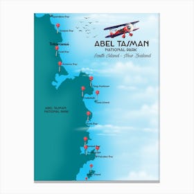 Abel Tasman National Park New Zealand Canvas Print