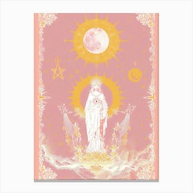 cosmis goddess Canvas Print