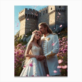 Cinderella Wedding Canvas Print