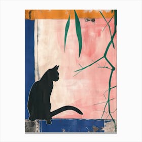 Cat 6 Cut Out Collage Canvas Print