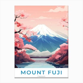 Japan Mount Fuji Travel 1 Canvas Print