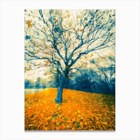 Fallen Leaves Of Autumn Canvas Print