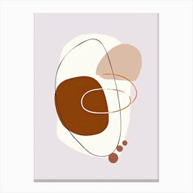 Bamako Function Minimalist Bauhaus Canvas Print