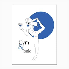 Gym&Tonic Canvas Print