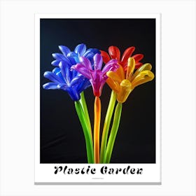 Bright Inflatable Flowers Poster Agapanthus 1 Canvas Print