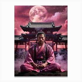 Pink Samurai Canvas Print