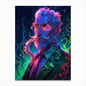 Man With A Pipe Canvas Print