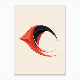 Fish Minimalist Abstract 4 Canvas Print