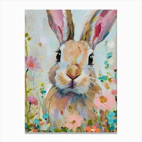 Havana Rabbit Painting 4 Canvas Print