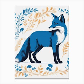 Blue Fox Canvas Print