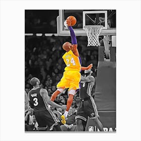 Kobe Bryant (4) Canvas Print