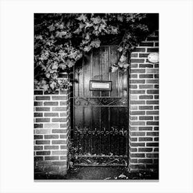 Garden Door In London // Travel Photography Canvas Print