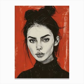 Contemporary Woman 5 Canvas Print