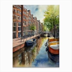 Amsterdam Canal 2 Canvas Print