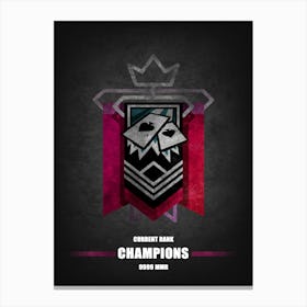 Ace Rainbow Six 1 Canvas Print