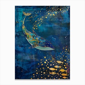 Whale In The Sky 7 Canvas Print