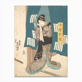 Print 10 By Utagawa Kunisada Canvas Print
