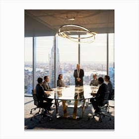 Business Meeting Canvas Print