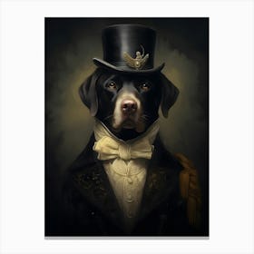 Labrador Retriever Baroque 1 Canvas Print